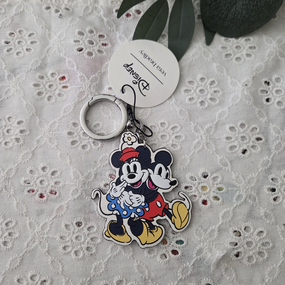 Vera Bradley Disney Keychain in White - Picture 2 of 3